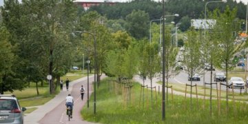 Apšviestos Vilniaus gatvės