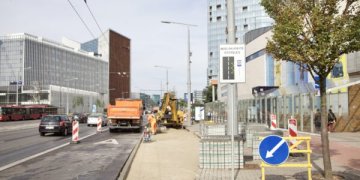 Europos aikštės stotelės rekonstrukcija: sukurs daugiau erdvės pėstiesiems ir dviratininkams