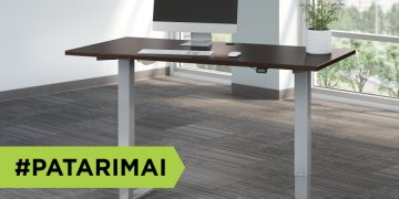 Kaip teisingai išsirinkti reguliuojamo aukščio darbo stalą?