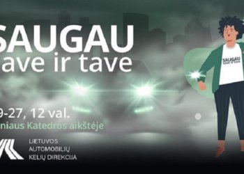 Vilniaus Katedros aikštėje – saugaus eismo renginys visai šeimai