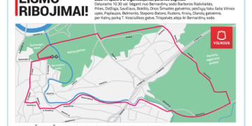 Dėl vyksiančio bėgimo galimi viešojo transporto vėlavimai