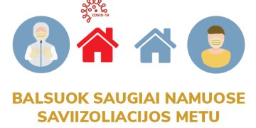 Saviizoliacijoje esantys rinkėjai raginami pildyti formas ir balsuoti namuose