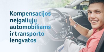 Dvigubai didesnės kompensacijos neįgaliųjų automobiliams, pigesnis viešasis transportas onkologiniams ligoniams