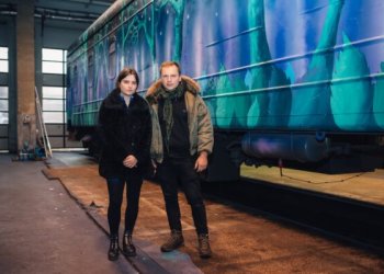 Tapytoja Goda Lukaitė ir skulptorius Margiris Bužinskas