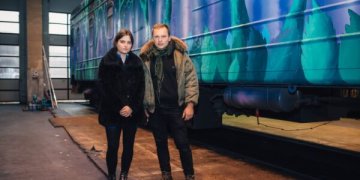 Tapytoja Goda Lukaitė ir skulptorius Margiris Bužinskas