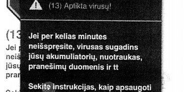 Būkite budrūs – nepasitikėkite sukčių siunčiama informacija