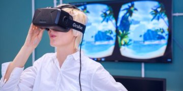 Virtualios realybės akiniai. VILNIUS TECH nuotr.