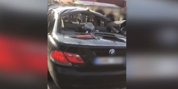 BMW automobilio sprogimaso