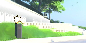 Paralimpiečių krantinės viualizacija