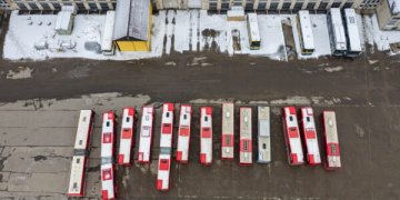 Verkių autobuso parkas