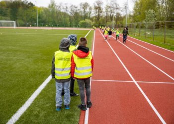Trakų Vokėje atveriamas atnaujintas gimnazijos stadionas