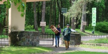 Vilniaus parkuose pasiruošta įkurtuvėms – iškelti namai pelėdoms