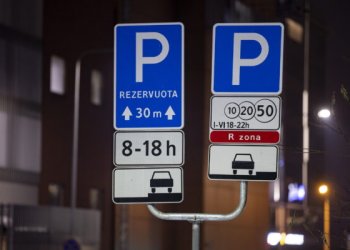 Vilniuje – mažiau rezervuotų parkavimo vietų