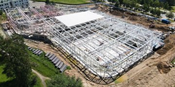 Lazdynu baseino statyba