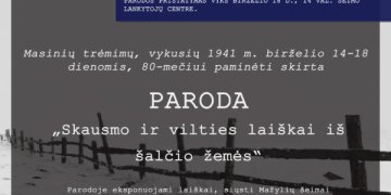 Paroda „Skausmo ir vilties laiškai iš šalčio žemės“