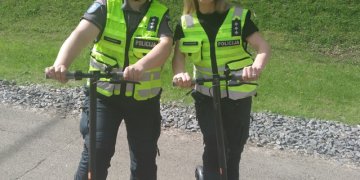 Vilniaus rajono policija patruliuos ir paspirtukais