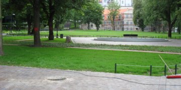 Reformatų sodas, atidarymo šventei artėjant. Kęstučio Puloko nuotr.