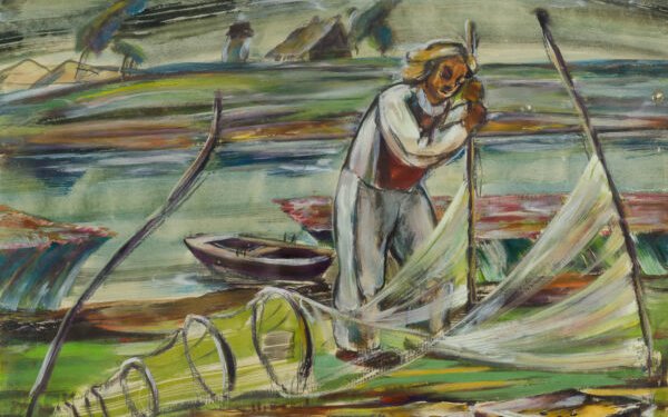 Adomas Galdikas. "Žvejas" (1936 m.)