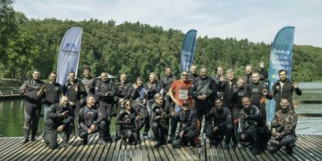 Ežerų valymo akcijoje dalyvavę narai