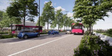 Žalioji Vilniaus banga: Konstitucijos prospekto skiriamojoje juostoje sužaliuos medžiai