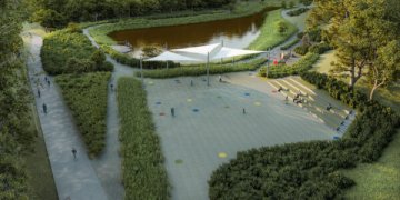 Nauja lietaus vandens talpykla Šeškinės seniūnijoje bus pritaikyta ir rekreacijai