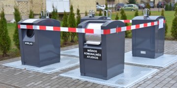 Naujos konteinerių aikštelės Šalčininkuose