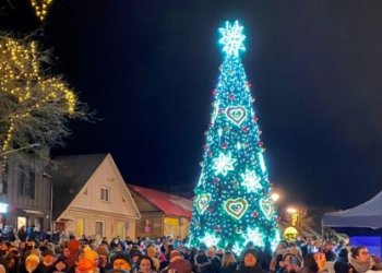 Kalėdų eglė Nemenčinėje