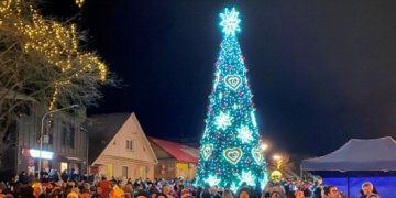 Kalėdų eglė Nemenčinėje