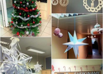 VSAT Vilniaus pasienio rinktinėje – jauki šventinė atmosfera