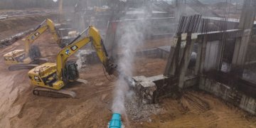 Pradžia: startuoja griovimo darbai Nacionalinio stadiono teritorijoje