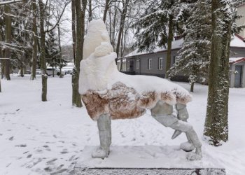 Nauja instaliacija „Vilkas avies kailyje” primins apie vertybių pasirinkimą ir buvimą savimi