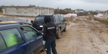 Sulaikytas statybvietėse Avižienių seniūnijoje „darbavęsis“ ilgapirštis