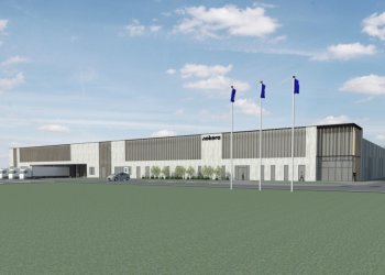 Naujos gamyklos statyba Rudaminoje