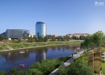 Ruošiamasi pradėti kairiosios Neries krantinės atnaujinimo darbus