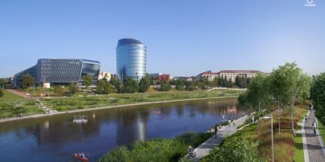 Ruošiamasi pradėti kairiosios Neries krantinės atnaujinimo darbus