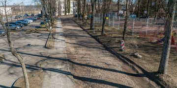 Istoriniame Vilniaus kvartale atidengtas XIX a. grindinys bus išsaugotas