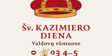 Šventojo Kazimiero dienos Valdovų rūmuose – kviečia vaikus ir jaunimą pažinti Lietuvos šventąjį globėją