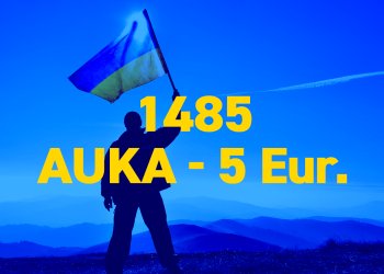 Ukrainos Caritui paaukota daugiau kaip pusė milijono eurų