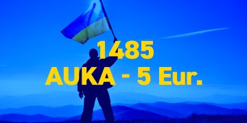 Ukrainos Caritui paaukota daugiau kaip pusė milijono eurų
