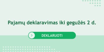 Prasideda pajamų deklaravimas – GPM deklaracijos jau deklaravimo sistemoje