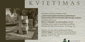 Vytauto Zabielsko knygos ,,Lietuvos kariuomenės karininkai – sovietinės ir nacistinės okupacijų aukos“ pristatymas | 04.07