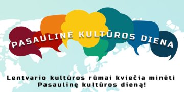 Švęskime Pasaulinę kultūros dieną!