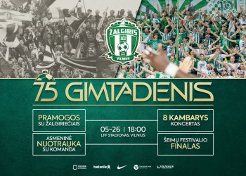 „Žalgirio“ 75 gimtadienis – šventė visiems