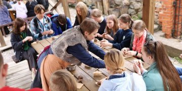 Trakuose Lietuvos jaunimas