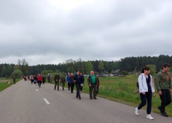 Pėsčiųjų žygis pasieniečiui Gintarui Žaguniui atminti