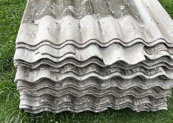 asbestinio šiferio atliekų surinkimas