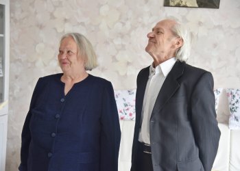 Zavišonių kaimo gyventojai Julija ir Andrej Valeckiai švenčia auksinių vestuvių jubiliejų