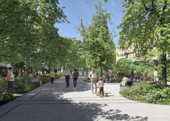 Vokiečių gatvės vizualizacija