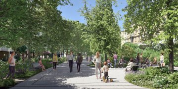 Vokiečių gatvės vizualizacija