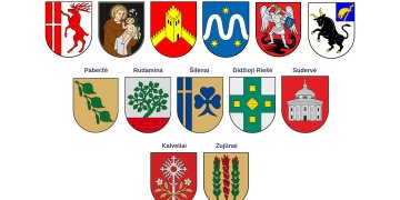 Dar dvi Vilniaus rajono gyvenvietės turės savo herbus